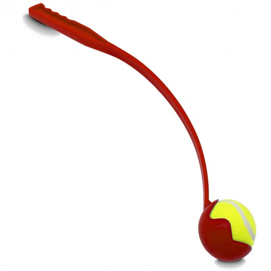 Red Pet Ball Launcher